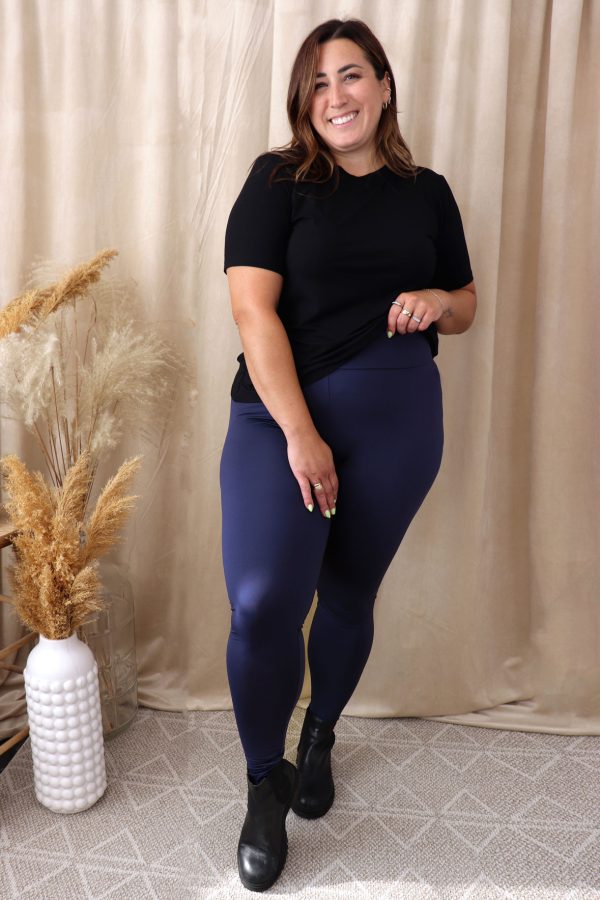 Alternative view of Legging Lionel - Polyester Recyclé - Bleu