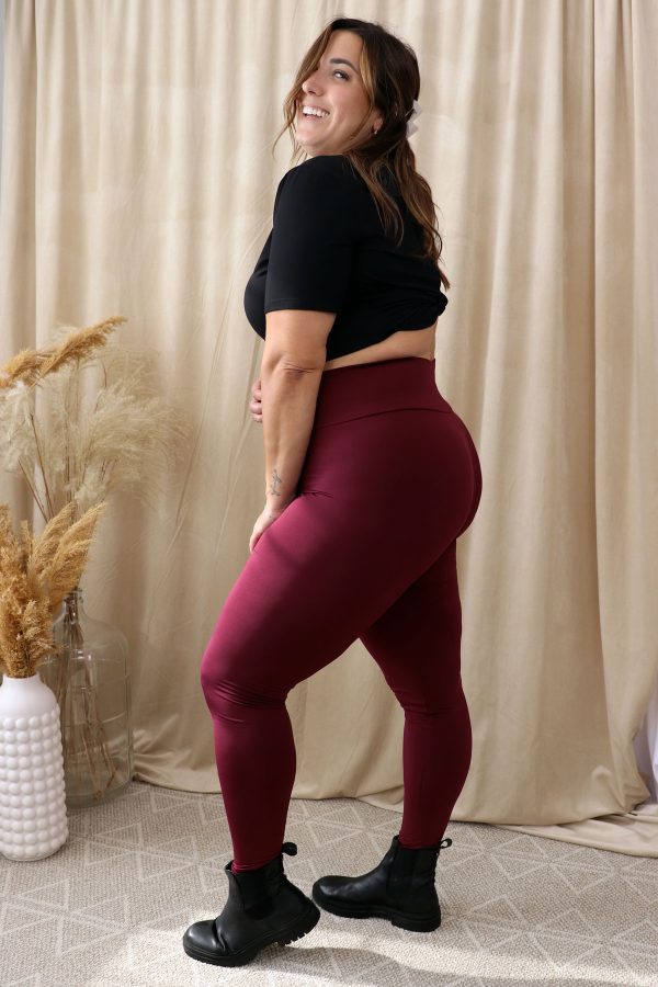 Legging Lionel - Polyester Recyclé - Bourgogne