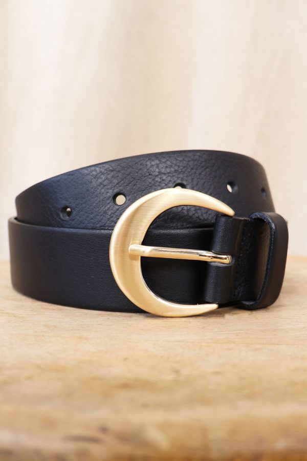 CEINTURE CUIR | DORÉE