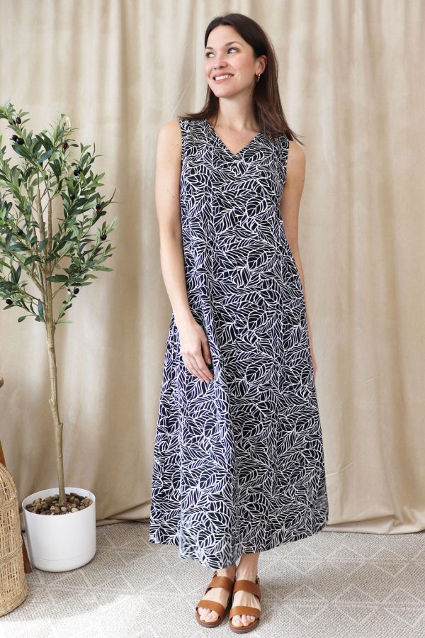 robe-lin-avec-poches-fait-au-quebec-vetement-quebecois-boutique-marilou-design