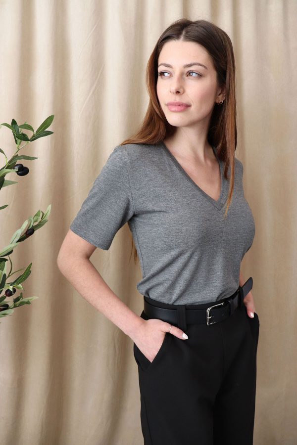 chandail-bamboo-chic-gris-vetement-bureau-tshirt-vetement-quebecois-marilou-design