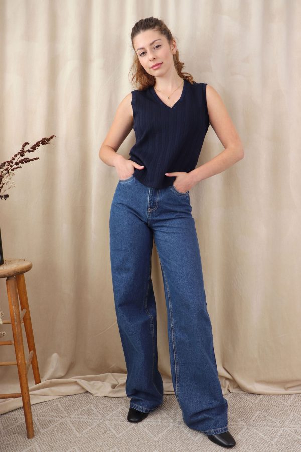 debardeur-femme-marine-tricot-boutique-vetement-quebecois-marilou-design