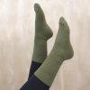 chausette-tout-aller-duray-femme-laine-merinos-kaki-fait-au-canada